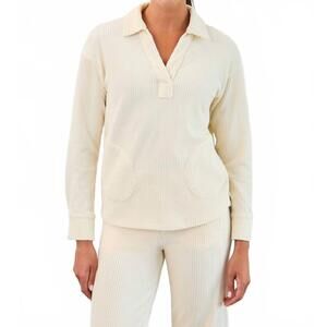 NEW FDJ women's popover top in creme